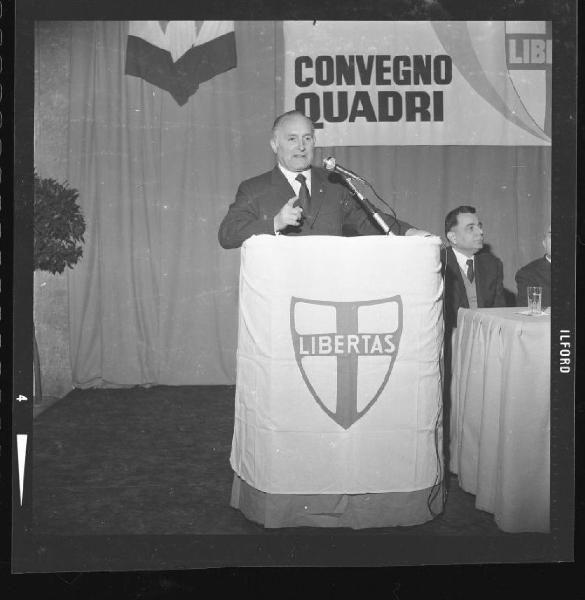 Convegno Provinciale quadri Democrazia Cristiana 1971 - Mantova - Palazzo Aldegatti - Intervento di Oscar Luigi Scalfaro