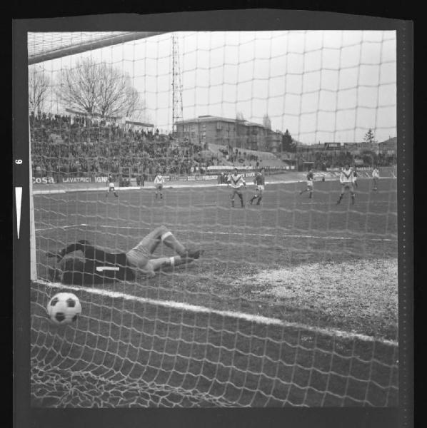 Partita Mantova-Brindisi 1972 - Mantova - Stadio Danilo Martelli - Gol dei biancorossi