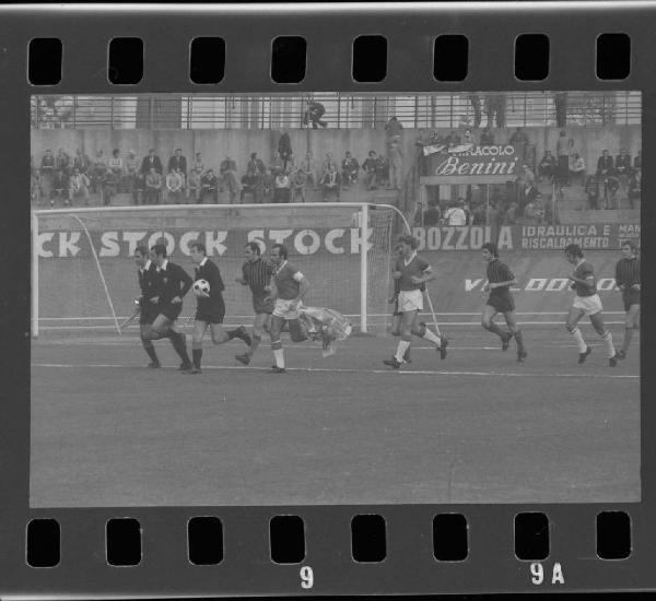Partita Mantova-Solbiatese1973 - Mantova - Stadio Danilo Martelli - Ingresso in campo