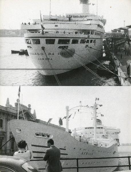 Genova - Sciopero lavoratori portuali - Porto - Navi attraccate al molo