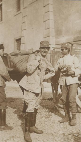 Ritratto maschile. Umberto Boccioni nel 29mo Reggimento Artiglieria di Campagna a Sorte (Verona)