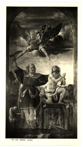 Dipinto - Sacrificio di Isacco - Bernardino Luini - Paderno - Parrocchiale