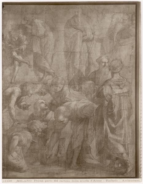 Disegno - La Scuola di Atene - Raffaello Sanzio - Milano - Pinacoteca Ambrosiana