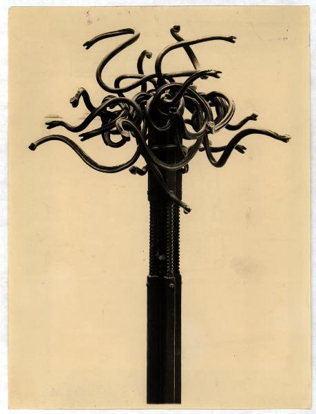 Monza - Villa Reale - Iª Esposizione Internazionale di Arte Decorativa Moderna, A. Mazzucotelli, scultura in ferro battuto