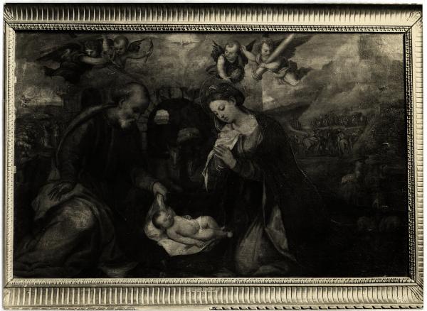Piacenza - Istituto Landi - Sofonisba Anguissola, Adorazione, olio su tavola