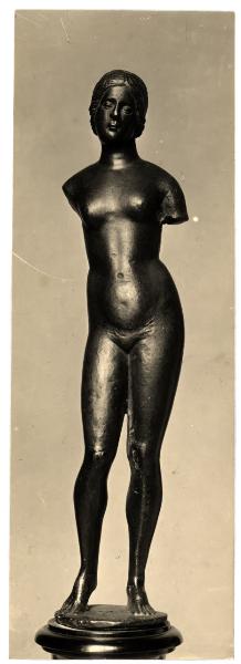 Vienna - Museo storico-artistico - Tullio Lombardo, Eva, statuetta in metallo