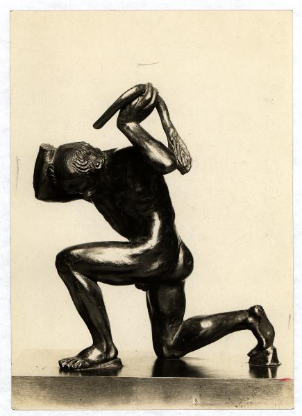 Vienna - Kunsthistoriches Museum - Girolamo Campagna, statuetta in bronzo