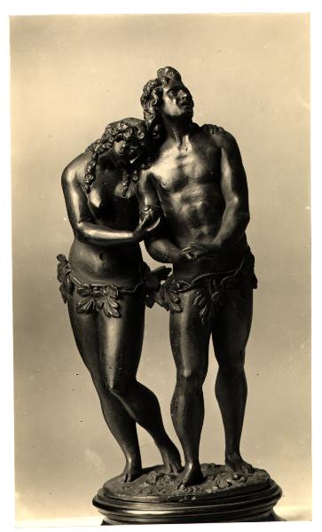 Vienna - Kunsthistoriches Museum - Niccolò Roccatagliata, Adamo ed Eva, scultura in bronzo