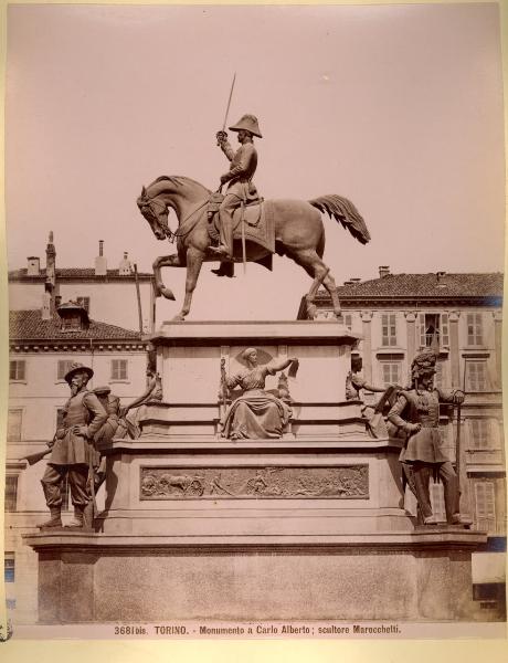 Monumento celebrativo - Monumento a Carlo Alberto - Carlo Marocchetti - Torino - Piazza Carlo Alberto