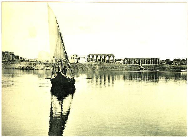 Luxor - Veduta panoramica dal Nilo