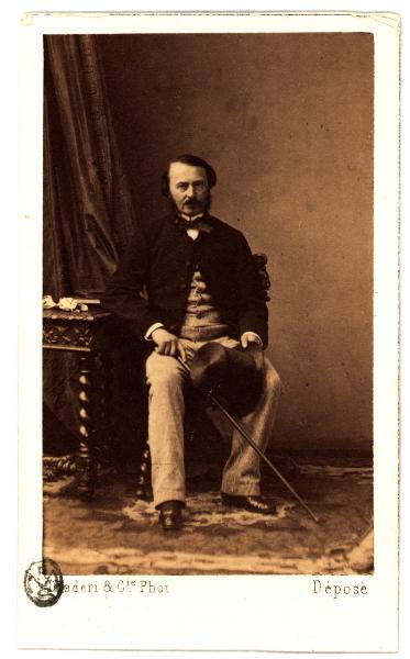 Ritratto maschile - Jean-Gilbert-Victor Fialin duca di Persigny ministro degli Interni francese