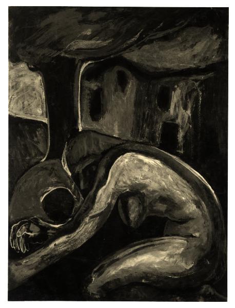 Guido Gonzato, La schiava, dipinto ad olio.