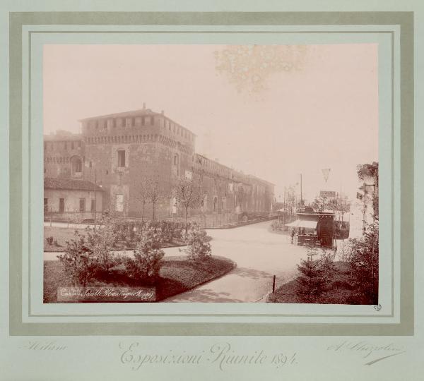 Milano - Esposizioni Riunite del 1894 - Castello Sforzesco