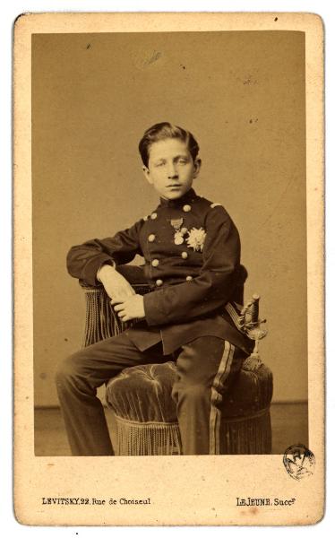 Ritratto infantile - Napoleone Eugenio Luigi Bonaparte in uniforme