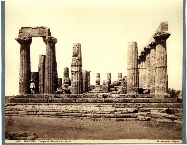 Agrigento - Tempio di Giunone Lacinia. Veduta