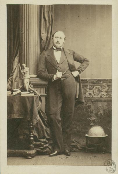 Ritratto maschile - Alberto di Sassonia-Coburgo-Gotha marito della regina Vittoria e principe consorte del Regno Unito