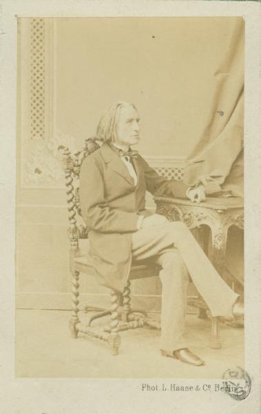 Ritratto maschile - Franz Liszt compositore ungherese
