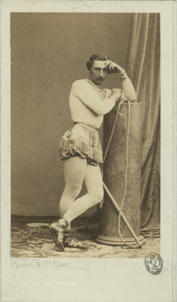 Ritratto maschile - Jules Leotard trapezista francese