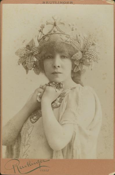 Ritratto femminile - Sarah Bernhardt attrice francese