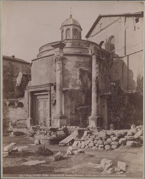 Roma - Chiesa dei SS. Cosma e Damiano - Tempio del Divo Romolo