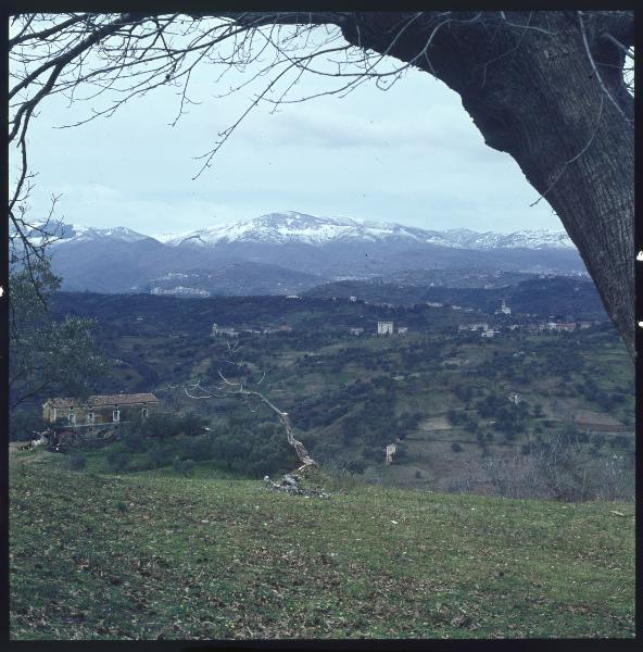 Calabria - Sila [?] - Casolare - Montagne innevate