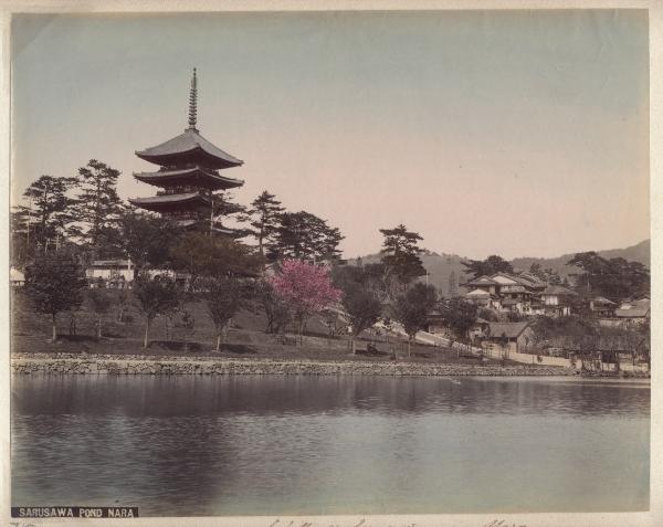 Giappone - Nara - Lago Sarusawa - Tempio Kofukuji - Pagoda - "Meisho"
