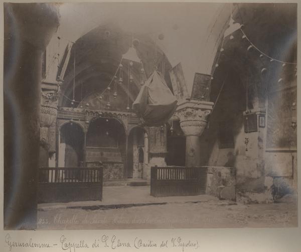 Palestina/Israele - Gerusalemme - Basilica del Santo Sepolcro - Interno - Piano sotterraneo - Cappella di Santa Elena