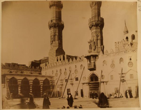 Egitto - Il Cairo - Moschea di El-Azhar - Esterno - Cortile - Facciata - Minareti