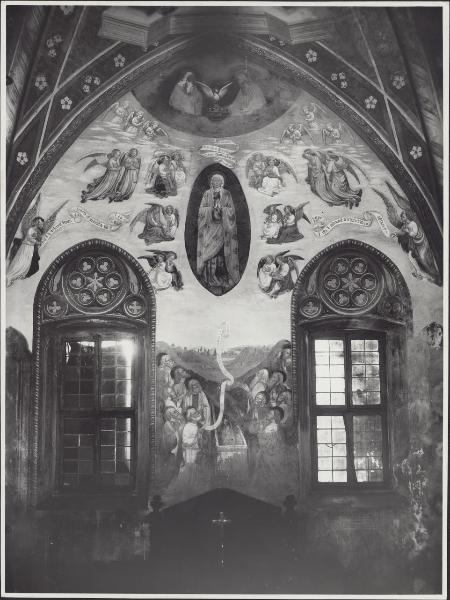 Dipinto murale - Assunzione di Maria Vergine - Opera - Abbazia di Mirasole - Chiesa - Presbiterio