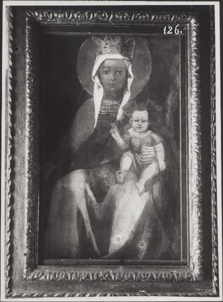 Dipinto - Madonna con Bambino - Varese - Località Bosto - Chiesa di S. Michele Arcangelo (?)