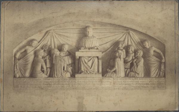 Rilievo - Monumento a Giacomo Bossi - Belgioioso - Collezione Melzi d'Eril