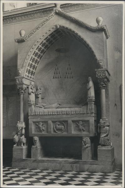 Monumento commemorativo - Monumento funebre al cardinale Guglielmo Longhi - Ugo da Campione - Bergamo - Basilica di Santa Maria Maggiore