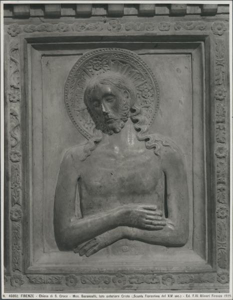 Rilievo - Pietà - Giovanni di Balduccio (bottega) - Firenze - Basilica di S. Croce - Cappella Baroncelli - Tomba di un Baroncelli