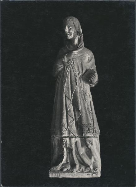 Scultura - Madonna annunciata - Giovanni di Balduccio (scuola) - Milano - Castello Sforzesco - Museo di Arte Antica (già sulla facciata della chiesa di Santa Maria di Brera)