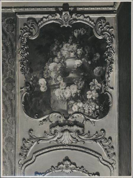 Pannello dipinto - Composizione con fiori e frutta - Torino - Palazzo Chiablese