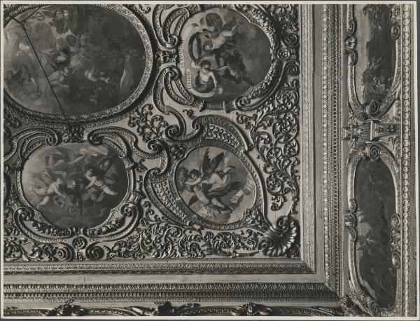 Soffitto intagliato e dipinto - Torino - Palazzo Reale