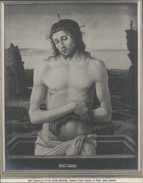 Dipinto - Pietà - Giovanni Bellini - Milano - Museo Poldi Pezzoli