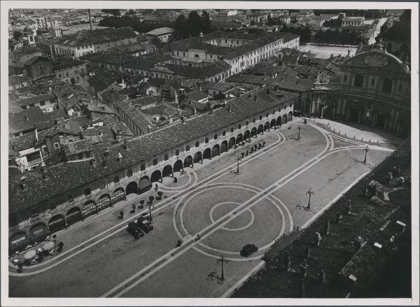 Vigevano - Piazza Ducale - Veduta dalla Torre del Castello
