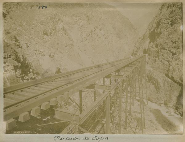 Perù - Ferrovia - Ponte ferroviario - Ponte Copa