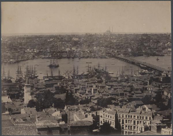 Turchia - Istanbul - Città - Ponte di Galata - Vecchio porto - Moschea di Solimano