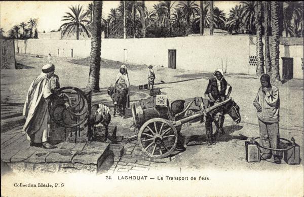 Algeria - Laghouat - Il trasporto dell'acqua