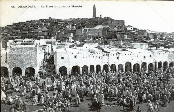 Algeria - Ghardaïa - Piazza del mercato