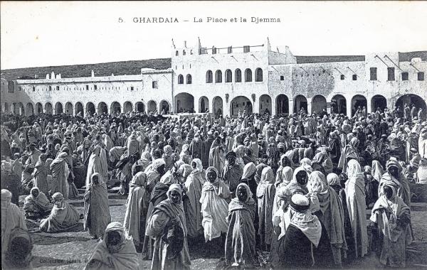 Algeria - Ghardaïa - La piazza e la Djemma