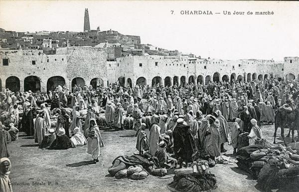 Algeria - Ghardaïa - Piazza del mercato