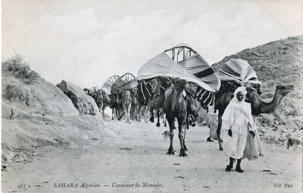 Algeria - Sahara - Carovana di nomadi