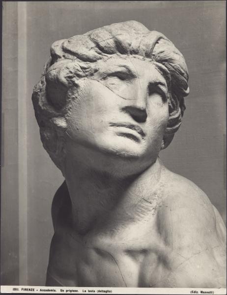 Calco di scultura - Prigione di Michelangelo Buonarroti - Firenze - Galleria dell'Accademia