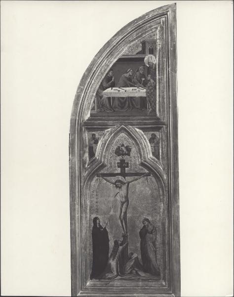Scomparto di trittico dipinto - Crocifissione - Taddeo Gaddi - Berlino - Bode Museum (già Kaiser Friedrich Museum)