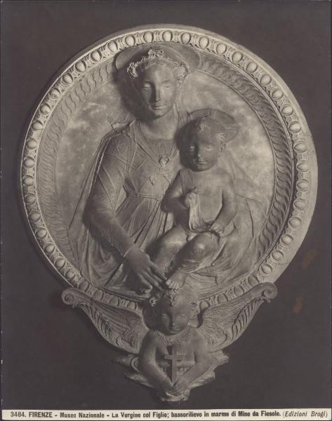 Rilievo - Madonna con Bambino - Mino da Fiesole - Firenze - Museo Nazionale del Bargello