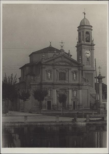Gaggiano - Chiesa parrocchiale di S. Invenzio - Facciata