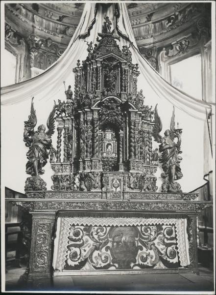 Altare - Altare maggiore - Bernardino Castelli - Varese - Località Biumo superiore - Chiesa parrocchiale di S. Giorgio